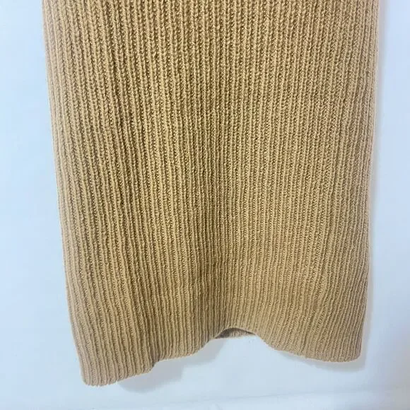 VTG Womens Krizia Maglia caramel 100% Wool knit fall skirt Italy 40 - Picture 4 of 8